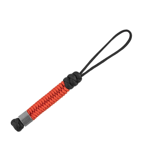 Smycz M-Tac Fish & Cylindre Steel - Black/Red