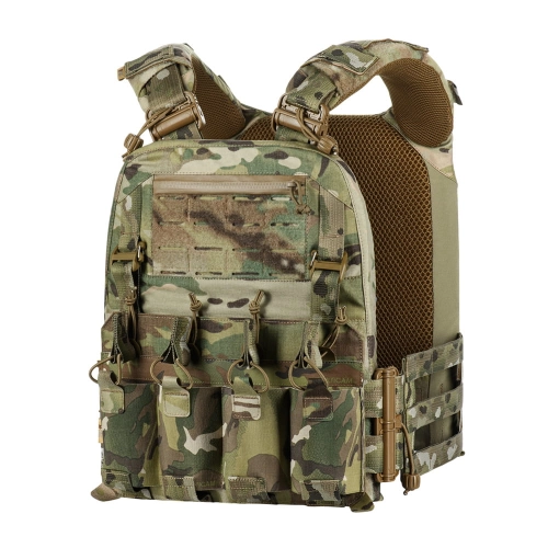 Kamizelka Taktyczna Plate Carrier M-Tac Cuirass FAST Elite XL - Multicam