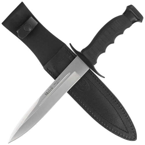 Nóż myśliwsko-outdoorowy Muela 95-191 Black Rubber, Satin 420H