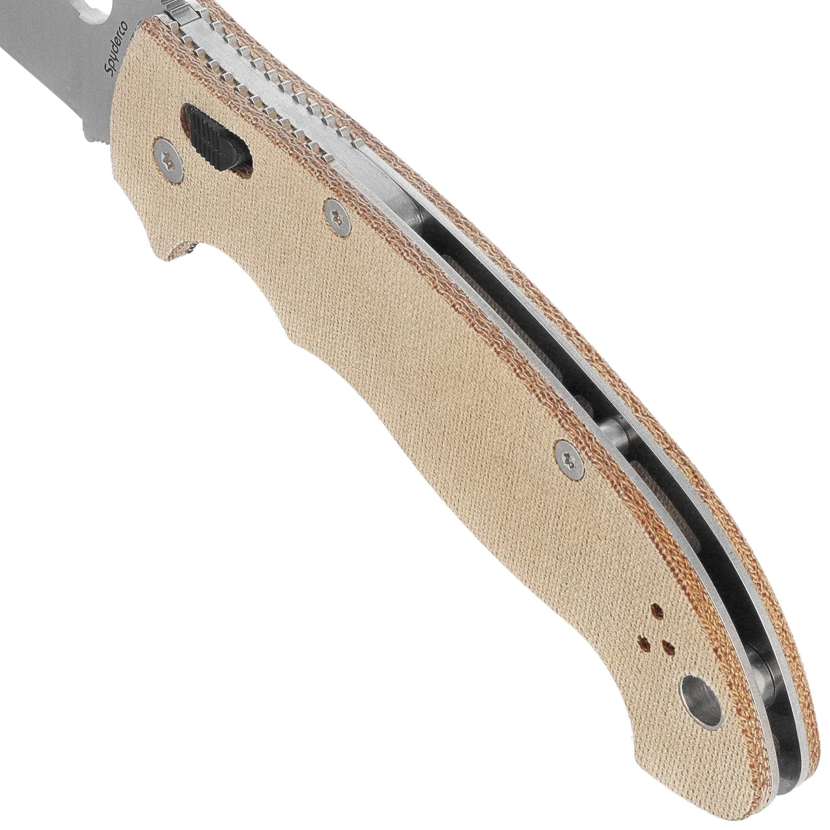 pol_pl_Noz-skladany-Spyderco-Manix-2-XL-Brown-Canvas-Micarta-Satin-CPM-Cru-Wear-by-Eric-Glesser-C95MPCW2-125178_5.webp