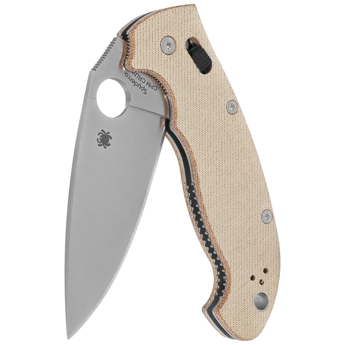 pol_pl_Noz-skladany-Spyderco-Manix-2-XL-Brown-Canvas-Micarta-Satin-CPM-Cru-Wear-by-Eric-Glesser-C95MPCW2-125178_6.webp