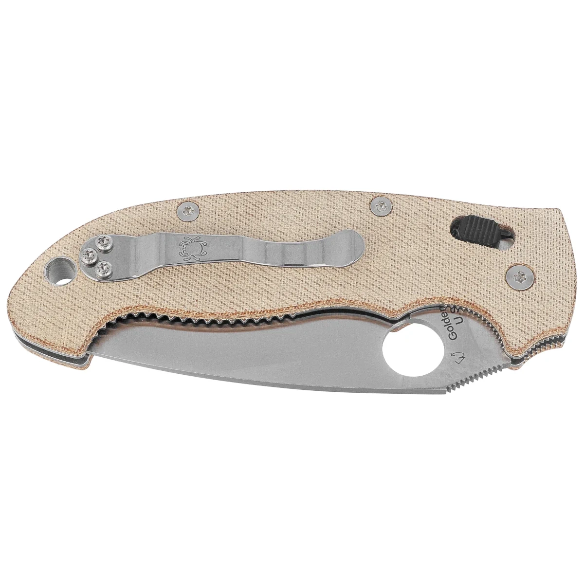 pol_pl_Noz-skladany-Spyderco-Manix-2-XL-Brown-Canvas-Micarta-Satin-CPM-Cru-Wear-by-Eric-Glesser-C95MPCW2-125178_7.webp