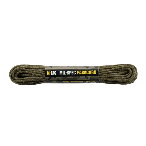 Linka Paracord 3,6 mm M-Tac 550 Mil-Spec - 15m - Coyote/Ranger Green Diamond
