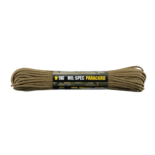 Linka Paracord 3,6 mm M-Tac 550 Mil-Spec - 30m - Coyote Reflective