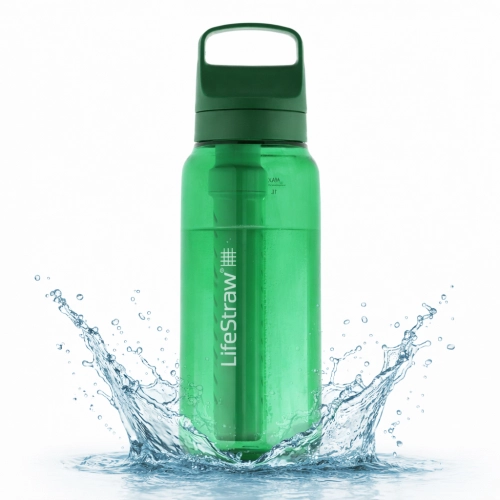 Butelka Filtrująca z Filtrem do Wody 1l LifeStraw Go 2.0 - Zielona