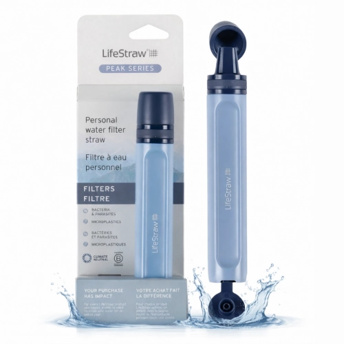 Fitr do Wody Survival Słomkowy LifeStraw Peak Personal - Niebieski