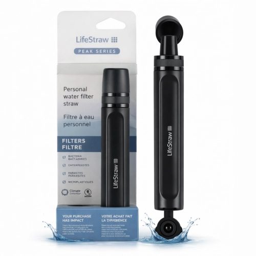Fitr do Wody Survival Słomkowy LifeStraw Peak Personal - Szary