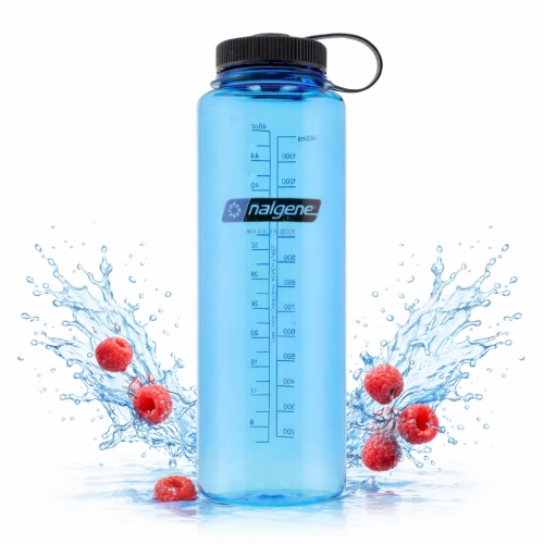 Butelka na Wodę Bidon Nalgene Wide Mouth 1,5 l - Niebieska