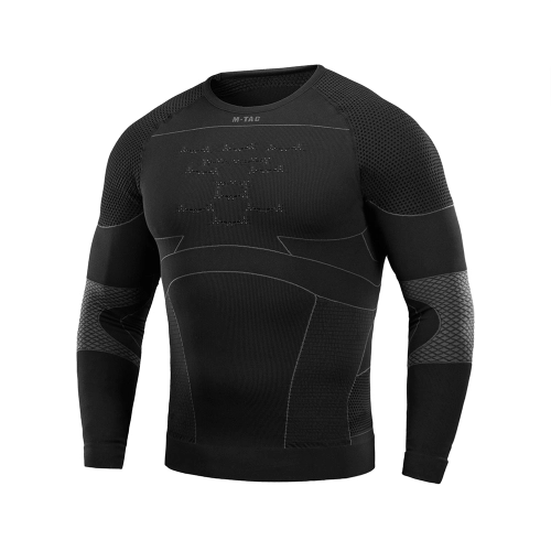 Koszulka Termoaktywna Kompresyjna M-Tac - Czarna/Dark Grey