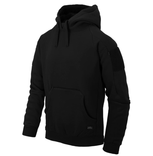 Bluza Męska z Kapturem Taktyczna Helikon Urban Hoodie Lite Kangaroo - Czarna 