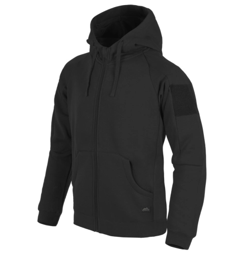 Bluza Męska z Kapturem Rozpinana Helikon Urban Hoodie Lite Fullzip - Czarna