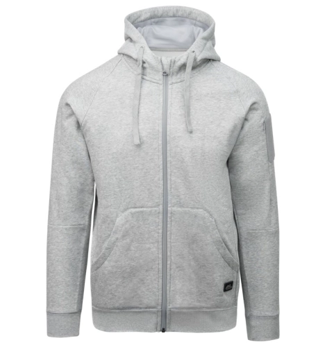 Bluza Męska z Kapturem Rozpinana Helikon Urban Hoodie Lite Fullzip - Siwy