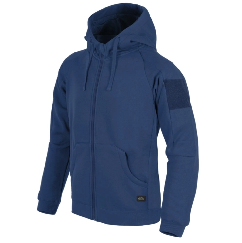 Bluza Męska z Kapturem Rozpinana Helikon Urban Hoodie Lite Fullzip - Niebieska