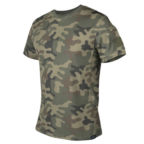 Koszulka Termoaktywna Męska T-Shirt Helikon TopCool - PL Woodland
