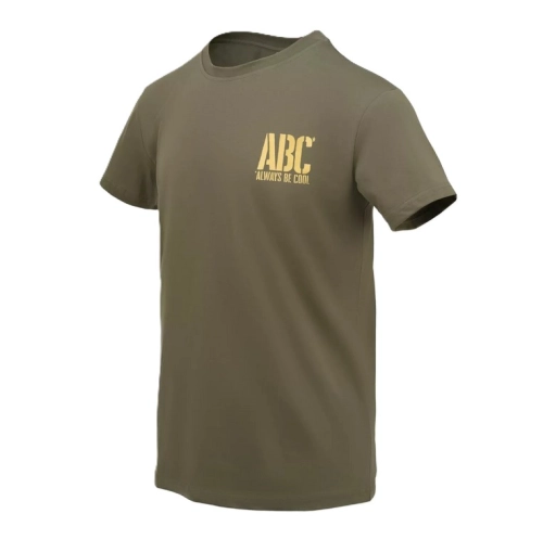 Koszulka z Nadrukiem Męska Bawełniana Helikon T-shirt ABC Always Be Cool - Olive