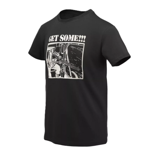 Koszulka z Nadrukiem Męska Bawełniana Helikon T-shirt Get some! - Czarna