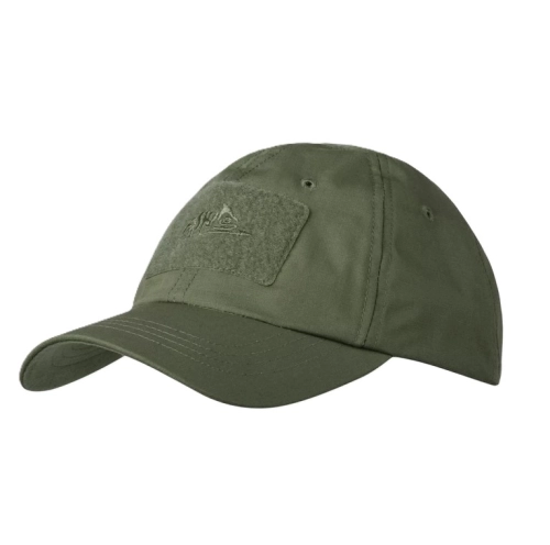 Czapka z Daszkiem z Rzepem Helikon Baseball PolyCotton Ripstop - Olive Green