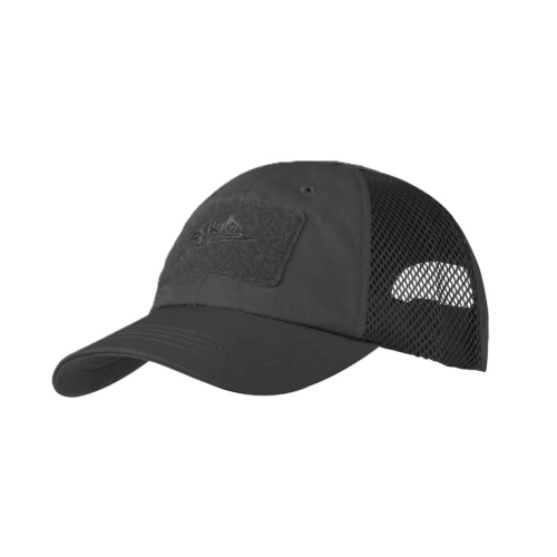 Czapka z Daszkiem Siatka Rzep Helikon Baseball Vent - Czarna