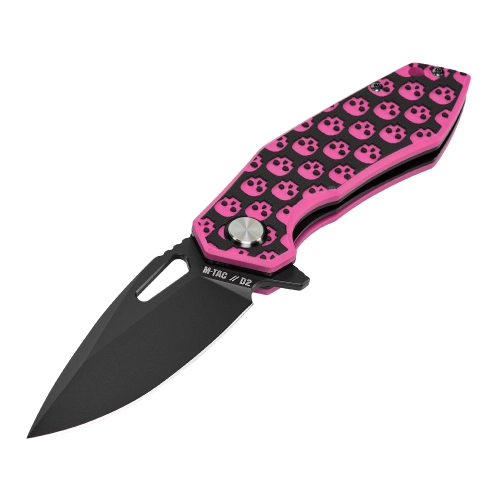Nóż Taktyczny Składany M-Tac Type 12 Skull - Black/Pink
