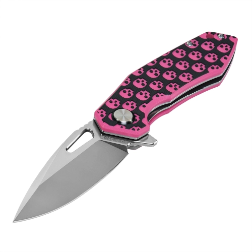 Nóż Taktyczny Składany M-Tac Type 12 Skull - Black/Pink/Steel