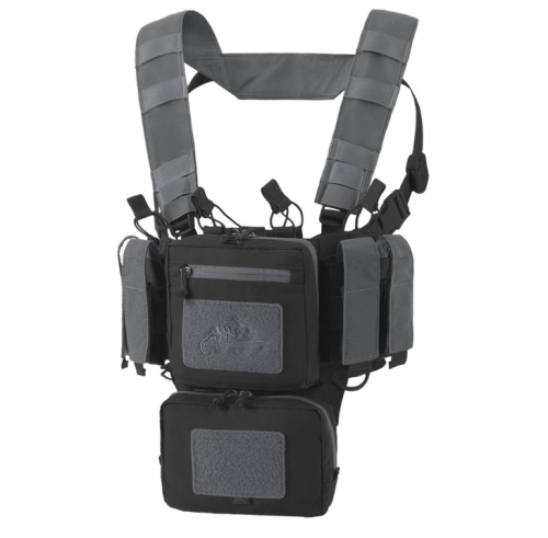 Kamizelka Taktyczna Wojskowa Chest Rig Helikon Training Mini Rig - Czarna/Szara