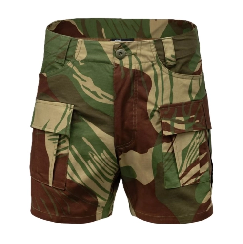 Krótkie Spodenki Męskie Bojówki Helikon Cargo - Rhodesian Camo