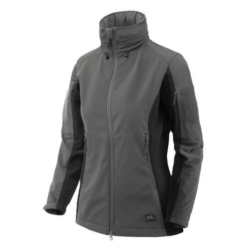 Kurtka Softshell Przeciwdeszczowa Damska Helikon Gunfighter - Shadow Grey