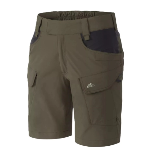 Krótkie Spodenki Damskie Bojówki Helikon OTP 8,5" - Taiga Green/Czarny