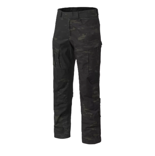 Spodnie Bojówki Taktyczne Męskie Helikon MCDU NyCo Rip Stop - Multicam Black