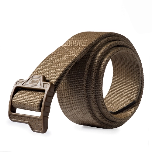 Pasek Parciany Pas Taktyczny do Spodni M-tac Double Duty Hex - Coyote