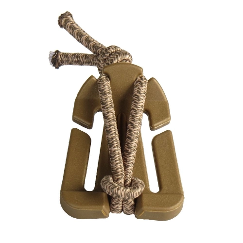 Klips Taktyczny Typu Web Dominator Do Wyposażenia MOLLE M-Tac - Coyote