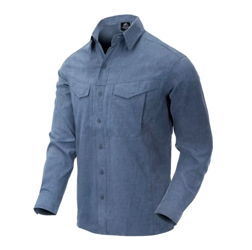 Koszula Męska Taktyczna Helikon Defender Mk2 Gentleman - Blue B