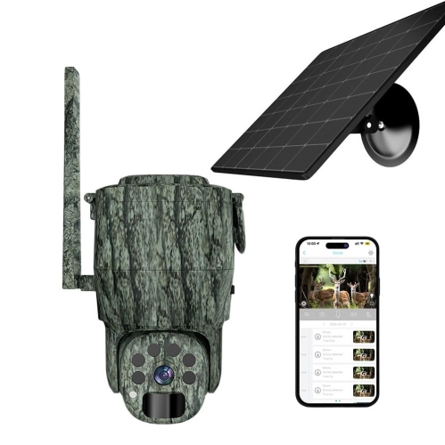 Fotopułapka Kamera Leśna Myśliwska Obrotowa P6 B4HUNT Panel Solarny GSM SIM 4G 