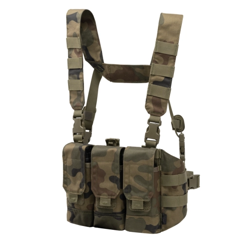Kamizelka Taktyczna Chest Rig Helikon Chicom NIR/IRR Field - PL Woodland