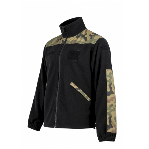 Bluza Polarowa Podpinka Texar GROM - Black/Pl Camo