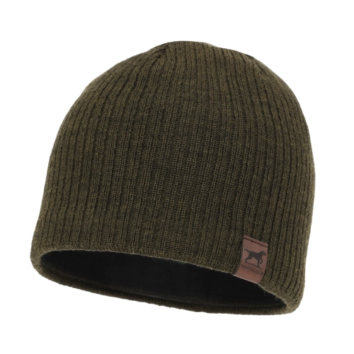 Czapka Zimowa Męska Wełniana 50% Merino BIRD (55-60) - Zielona