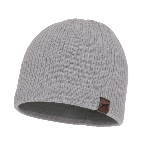 Czapka Zimowa Męska Wełniana 50% Merino BIRD (55-60) - Siwa