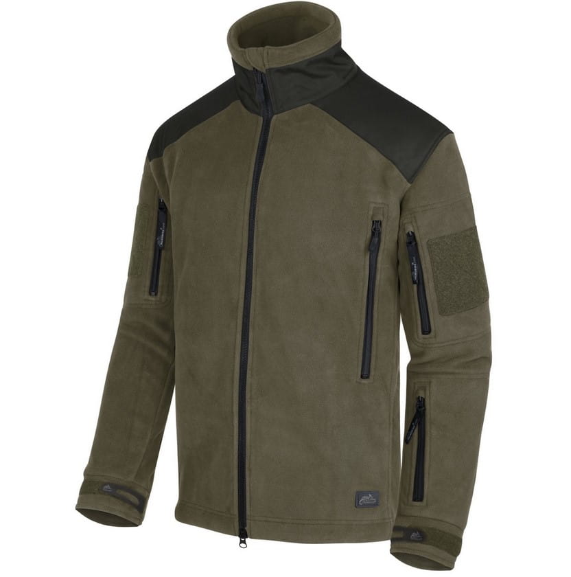 Bluza Polarowa Polar Wojskowy Helikon Liberty Double Fleece - Green-Black